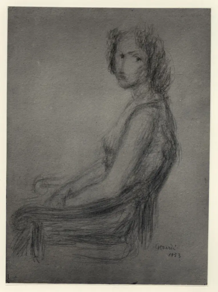 Giacomelli , Geradi, Alberto - sec. XX - Ragazza Romano , fronte