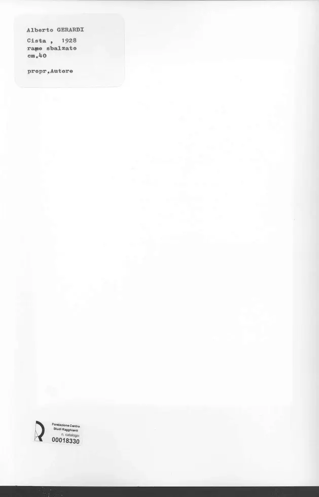 Anonimo, Anonimo , retro