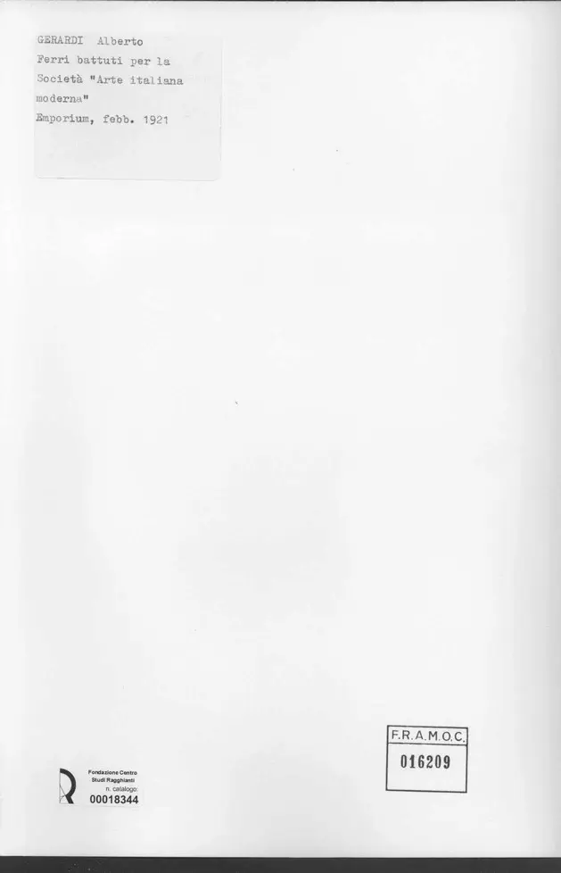 Anonimo, Anonimo , retro