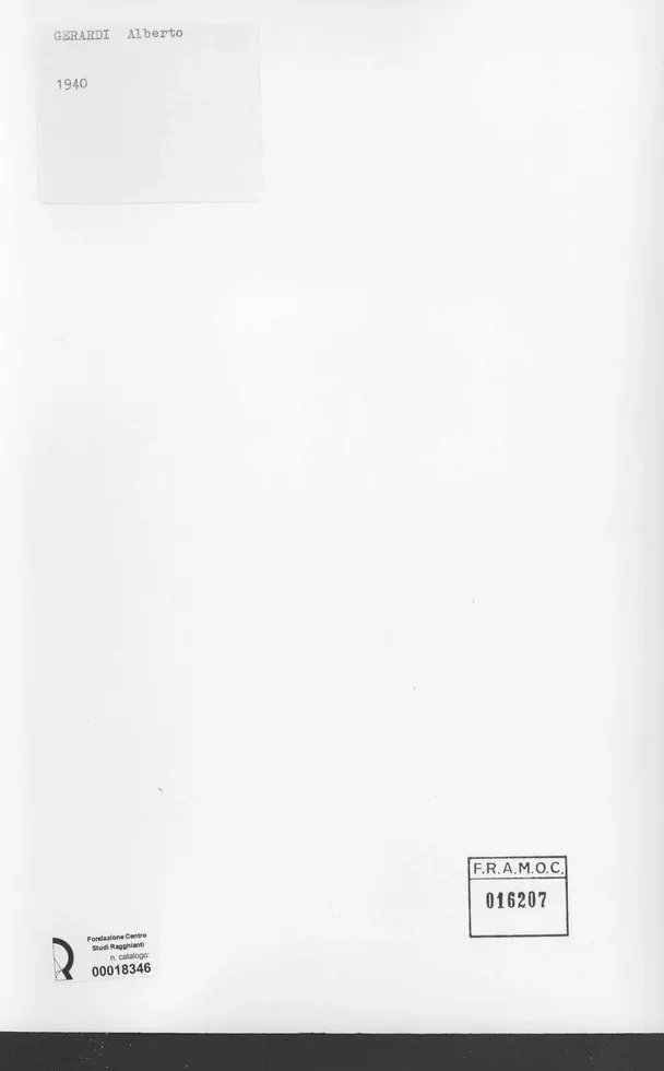 Anonimo, Anonimo , retro