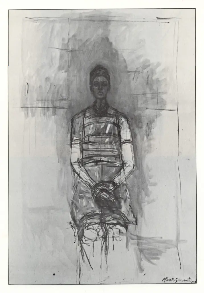 Anonimo , Giacometti, Alberto - sec. XX - Caroline , fronte