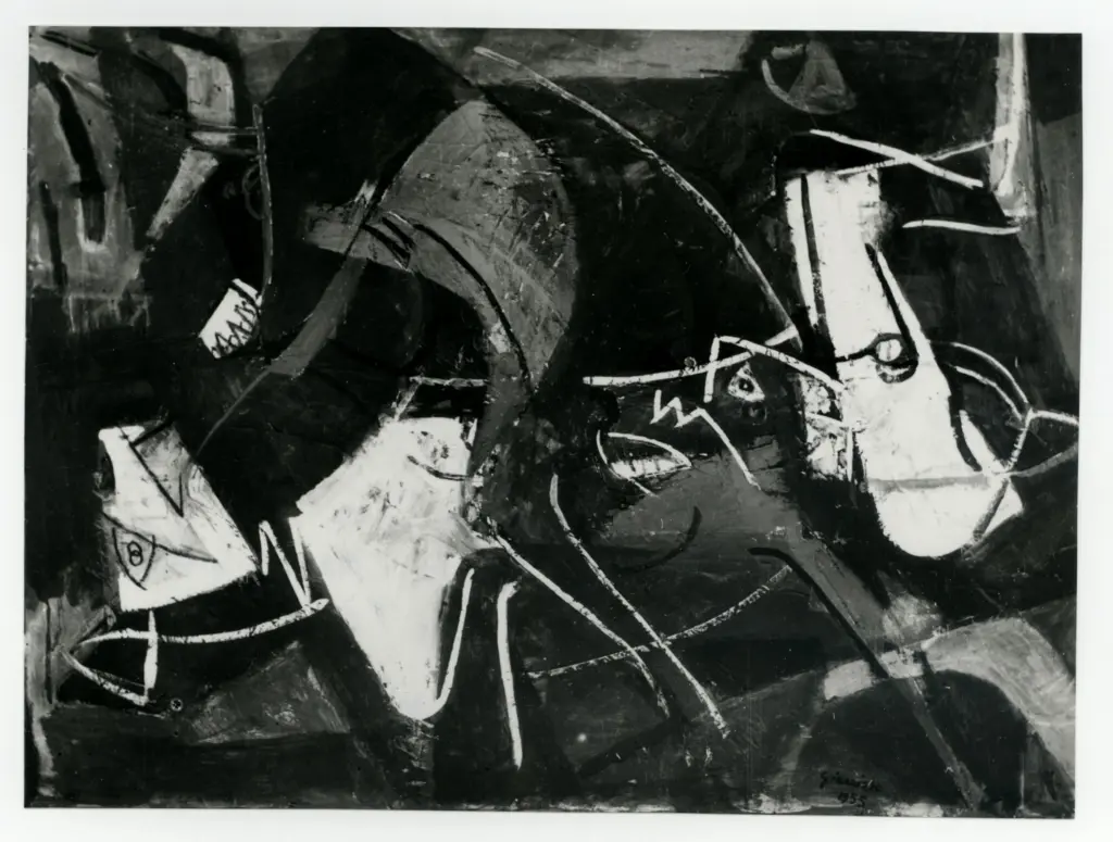 Anonimo , Giarrizzo, Manlio - sec. XX - Cani , fronte