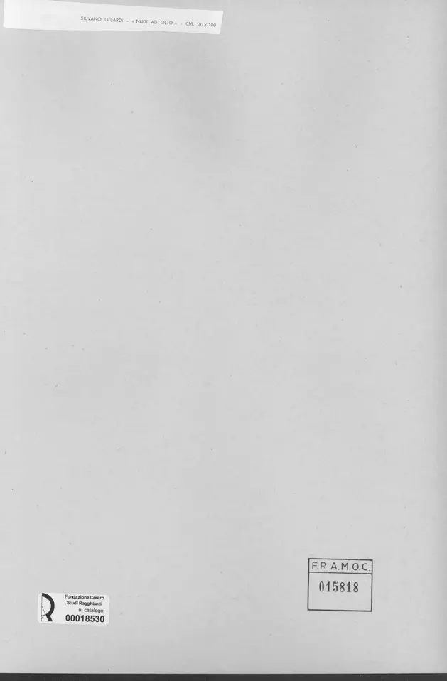 Anonimo, Anonimo , retro