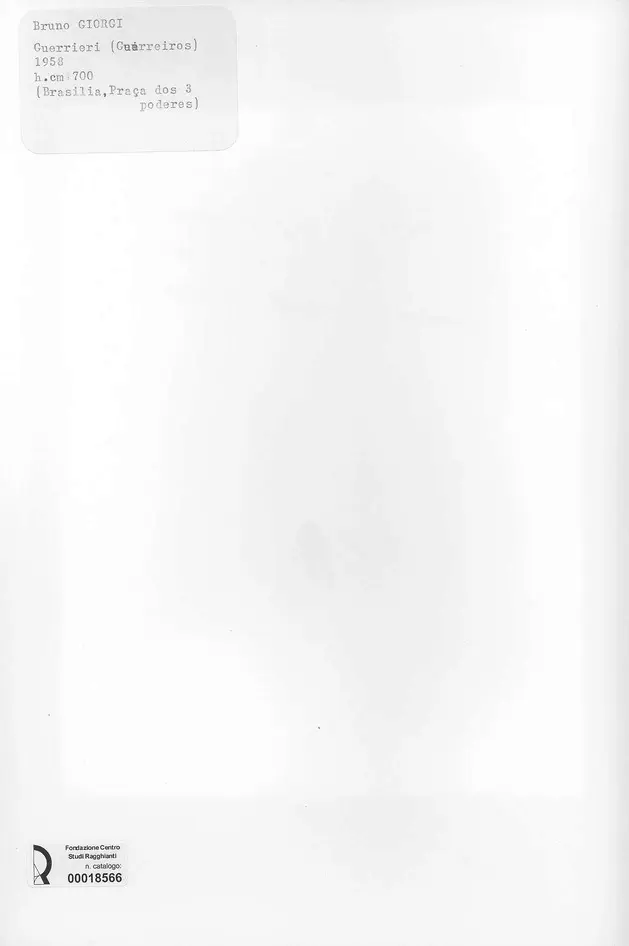 Anonimo , Giorgi, Bruno - sec. XX -