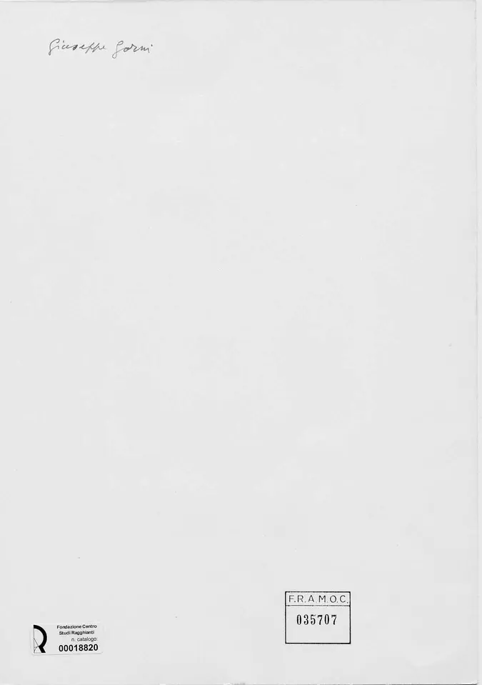 Anonimo, Anonimo , retro