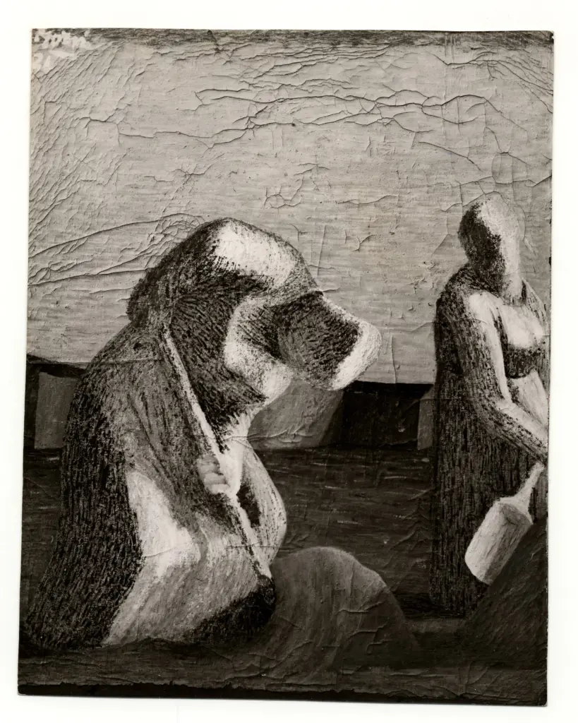 Gorni, Giuseppe , Figure che zappano