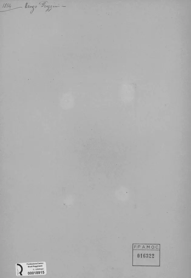 Anonimo , Grazzini, Renzo - - , retro