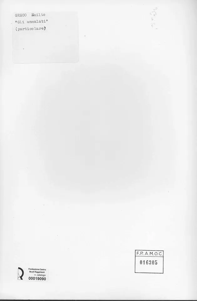 Anonimo, Anonimo , retro