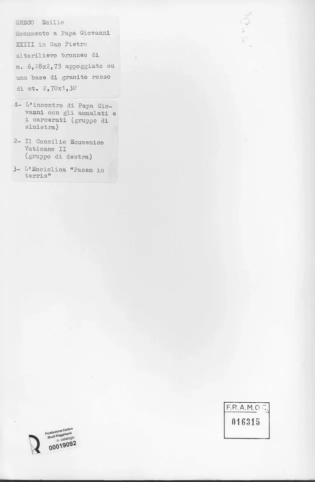 Anonimo, Anonimo , retro