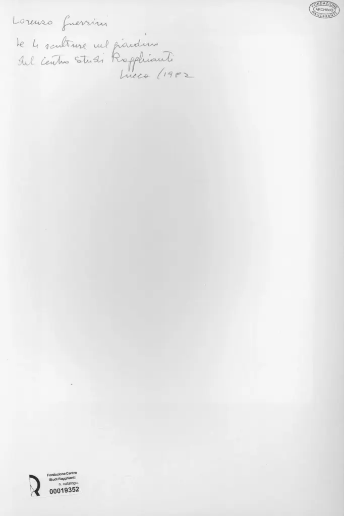 Anonimo , Guerrini, Lorenzo - sec. XX - Le 4 sculture , retro