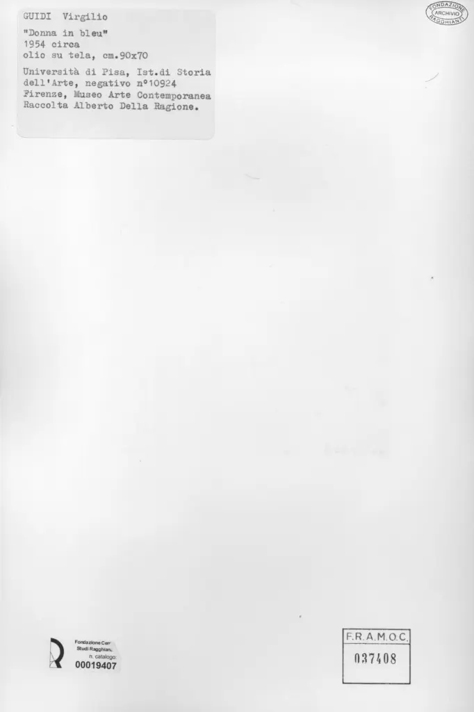 Universit&agrave; di Pisa. Dipartimento di Storia delle Arti&nbsp; , Guidi, Virgilio - sec. XX -