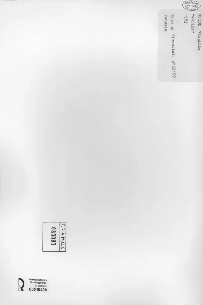 Visentini, Guglielmo , retro