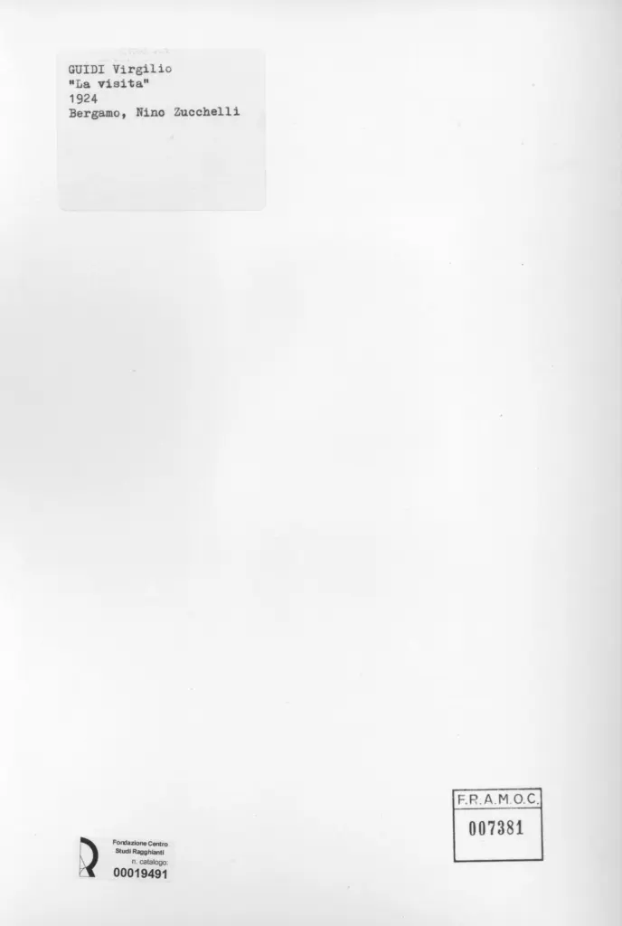 Anonimo, Anonimo , Guidi, Virgilio - sec. XX - , retro