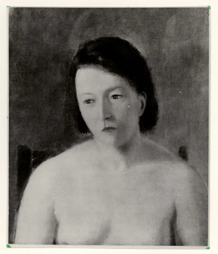 Anonimo , Guidi, Virgilio - sec. XX - Fanciulla tedesca , fronte