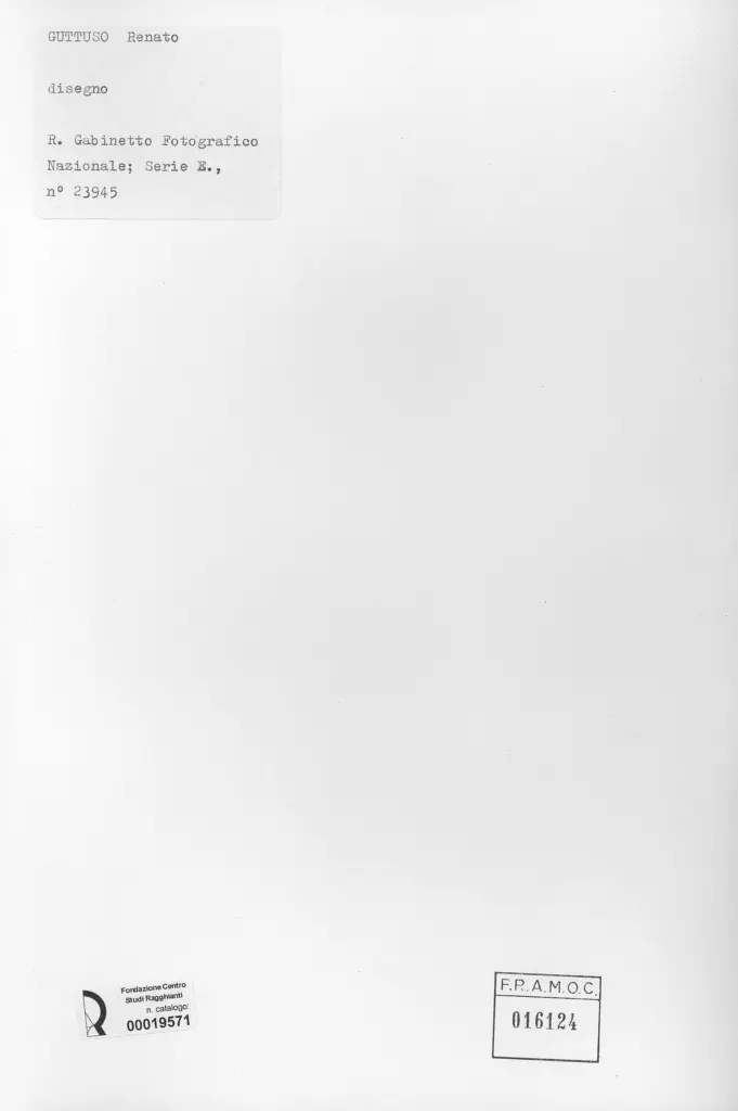 Istituto Centrale per il Catalogo e la Documentazione: Fototeca Nazionale , retro