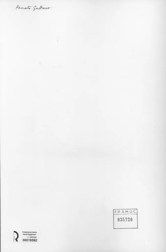 Anonimo , Guttuso, Renato - - , retro