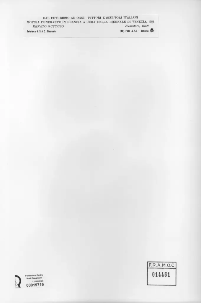 A.F.I. Agenzia Fotografica Industriale , retro