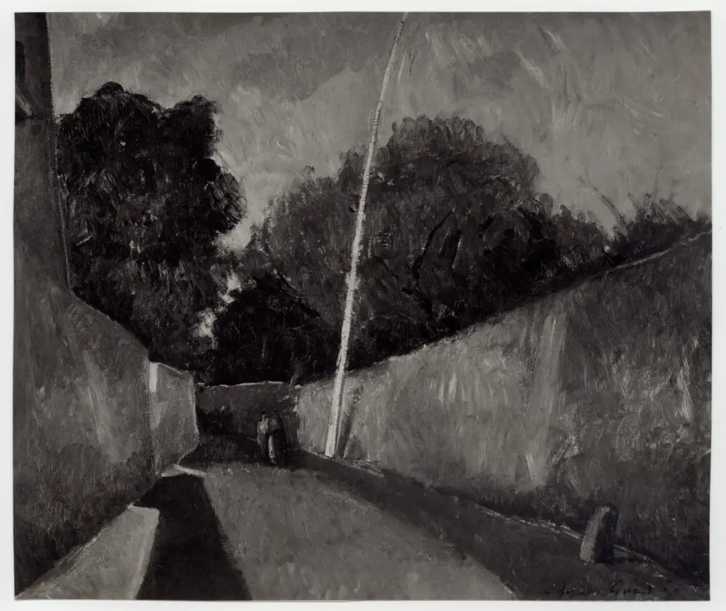 Anonimo , Guzzi, Beppe - sec. XX - Strada di campagna , fronte