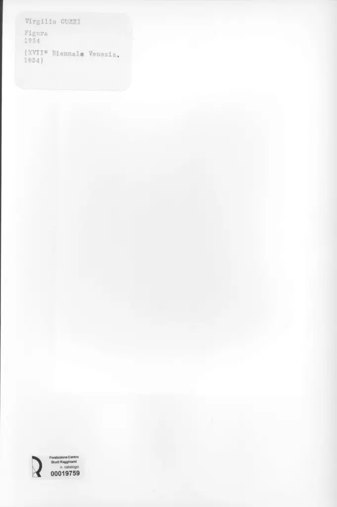 Anonimo , Guzzi, Virgilio - sec. XX - Figura , retro