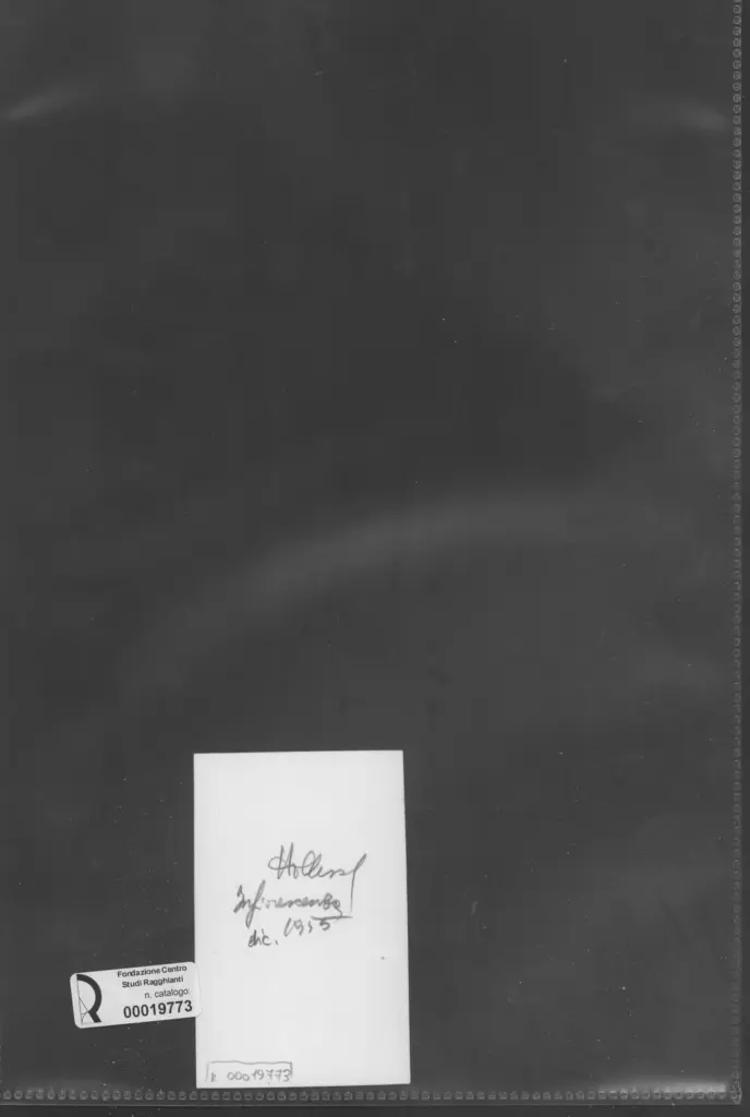 Hollesch, Carlo - sec. XX , retro