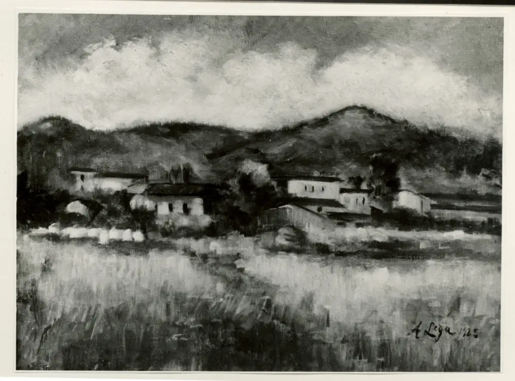 Anonimo , Lega, Achille - sec. XX - , fronte