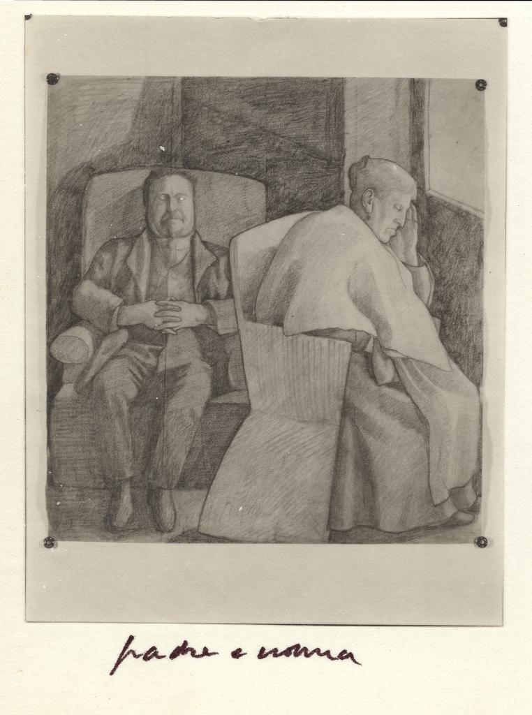 Levi, Carlo , Padre e nonna