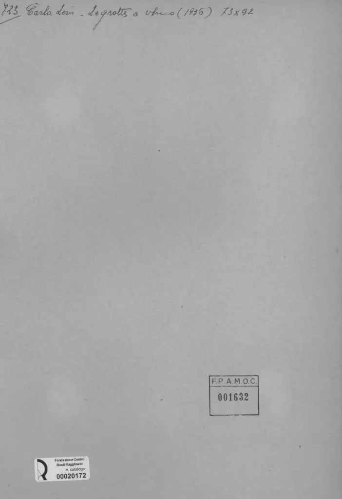 Anonimo, Anonimo , retro