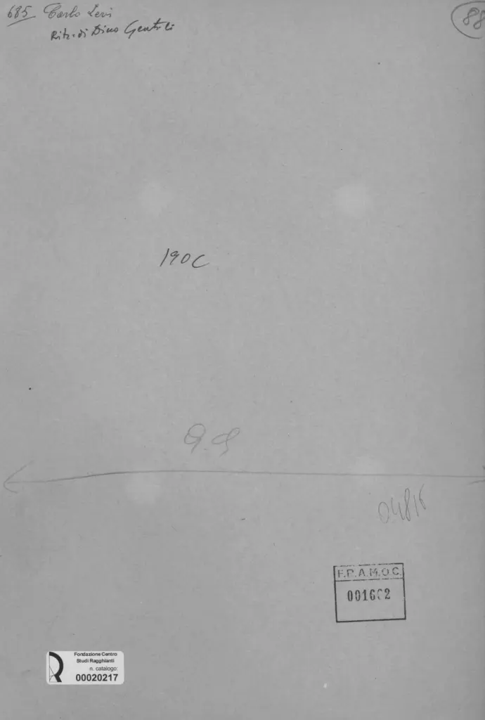 Anonimo, Anonimo , retro