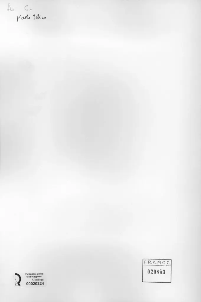 Anonimo, Anonimo , retro