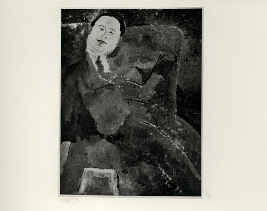 Anonimo , Levi, Carlo - sec. XX - Ritratto di Aldo Garosci , fronte