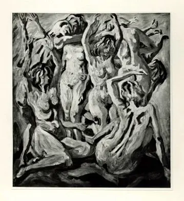 Anonimo , Levi, Carlo - sec. XX - Donne furenti , fronte