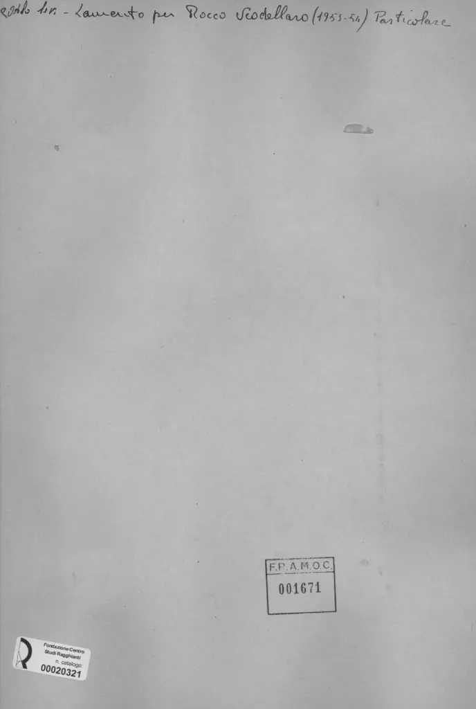 Anonimo, Anonimo , retro