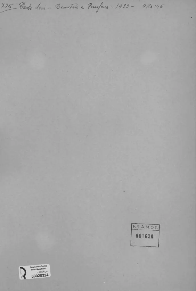 Anonimo, Anonimo , retro