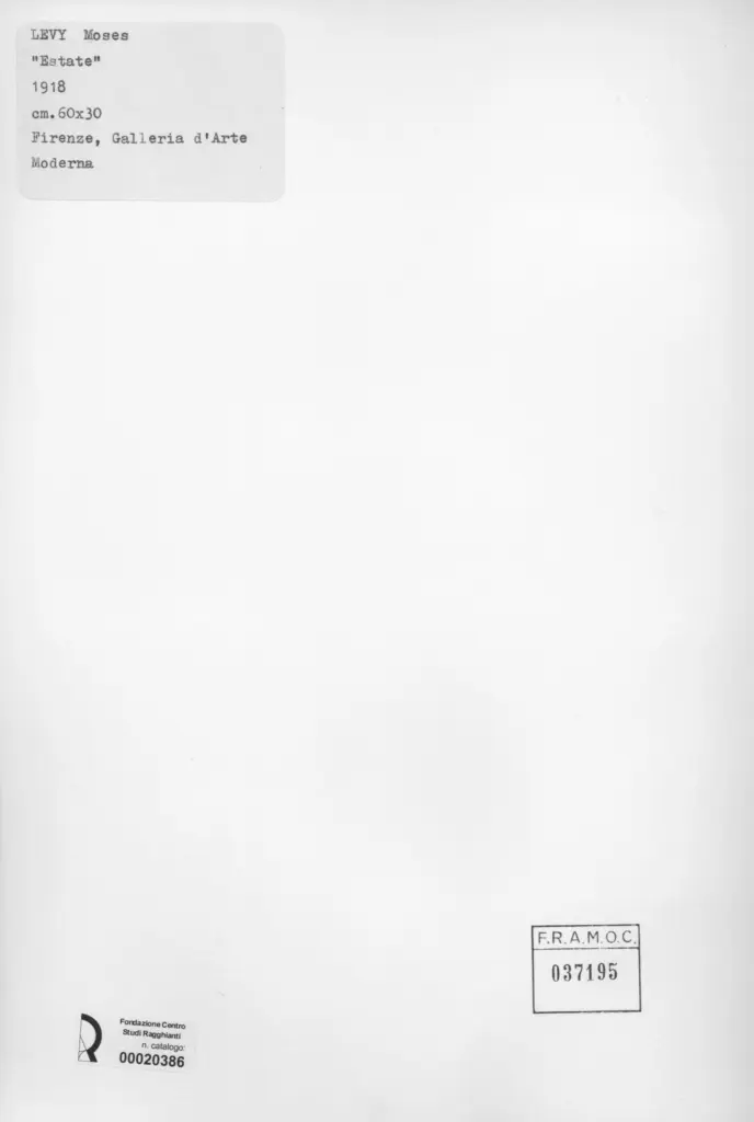 Anonimo , Levy, Moses - sec. XX -