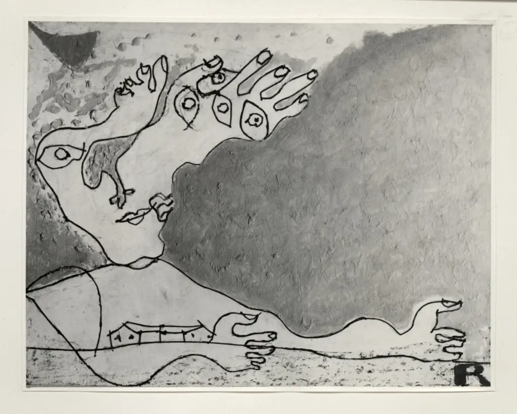 Anonimo , Licini, Osvaldo - sec. XX - Omaggio a Cavalcanti , fronte