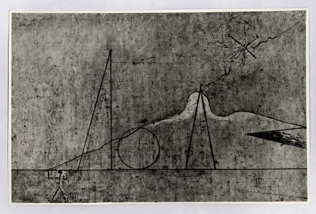 Anonimo , Licini, Osvaldo - sec. XX - Aquilone rosa , fronte