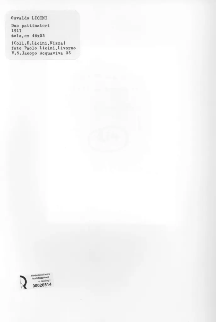 Licini, Paolo , retro