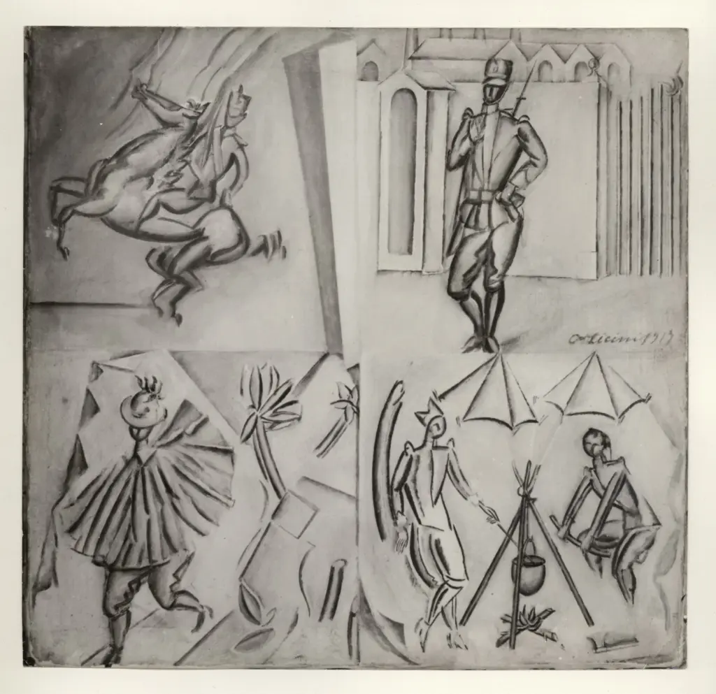 Anonimo , Licini, Osvaldo - sec. XX , fronte