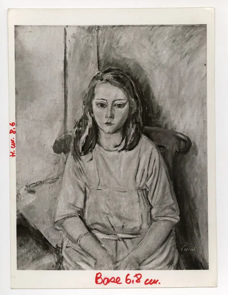 Anonimo , Licini, Osvaldo - sec. XX - Bambina , fronte