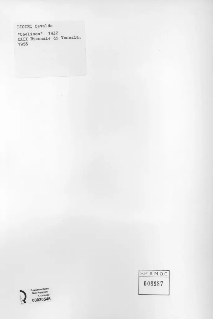 Anonimo, Anonimo , retro