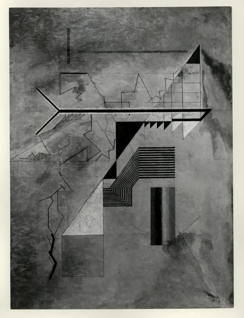 Anonimo , Licini, Osvaldo - sec. XX - Castello in aria , fronte