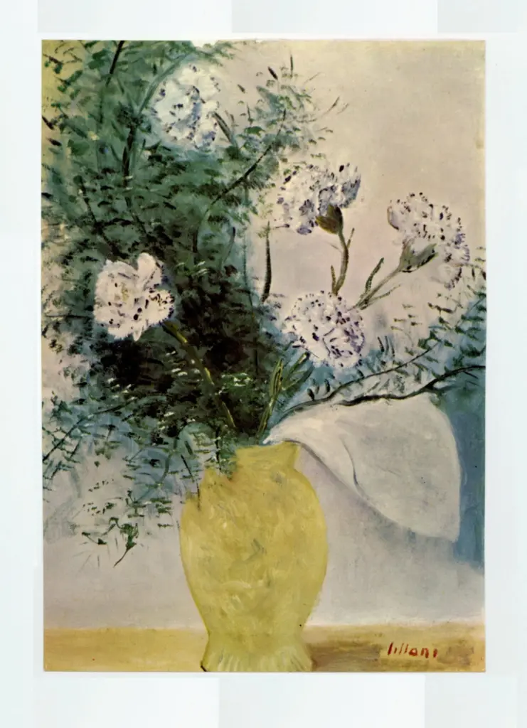 Anonimo , Lilloni, Umberto - sec. XX - Fiori nel vaso antico , fronte