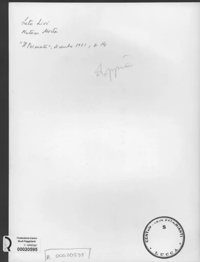 Anonimo, Anonimo , retro