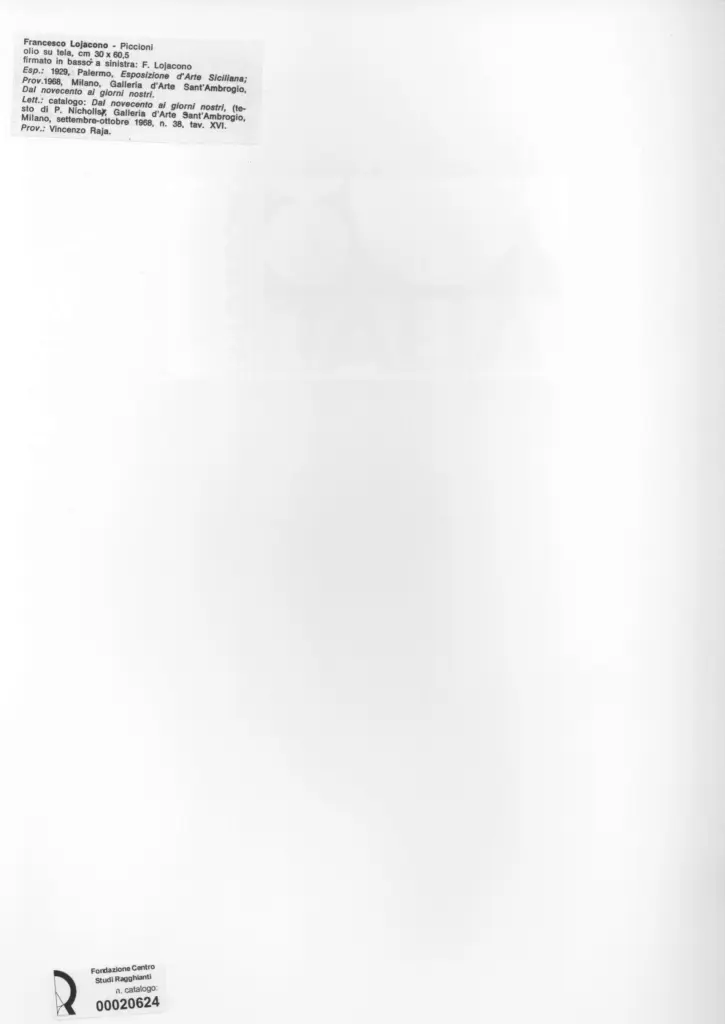 Anonimo, Anonimo , retro