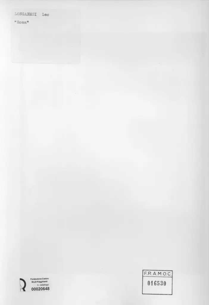 Anonimo, Anonimo , retro