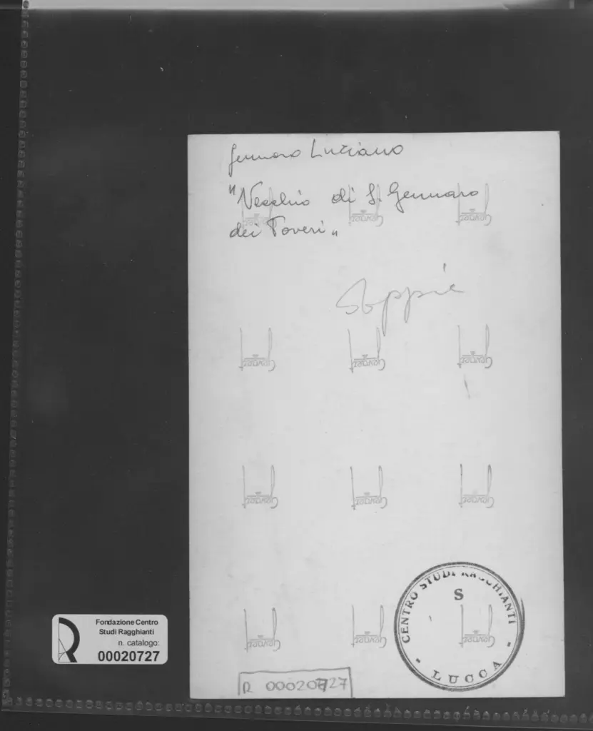 Anonimo, Anonimo , retro