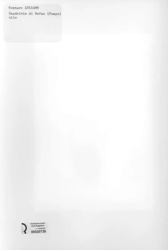 Anonimo, Anonimo , retro