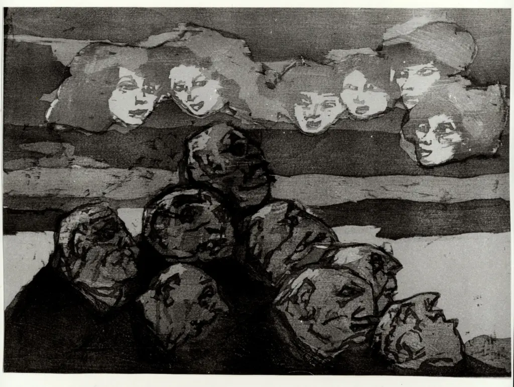 Anonimo , Maccari, Mino - sec. XX - Le nuvole , fronte