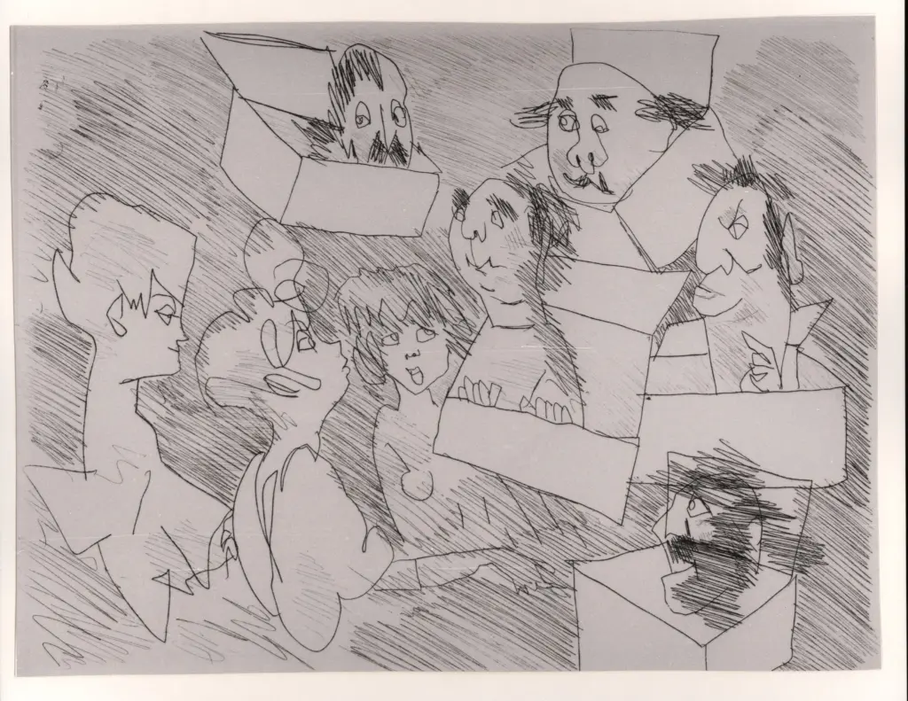 Anonimo , Maccari, Mino - sec. XX - Scatole a sorpresa , fronte