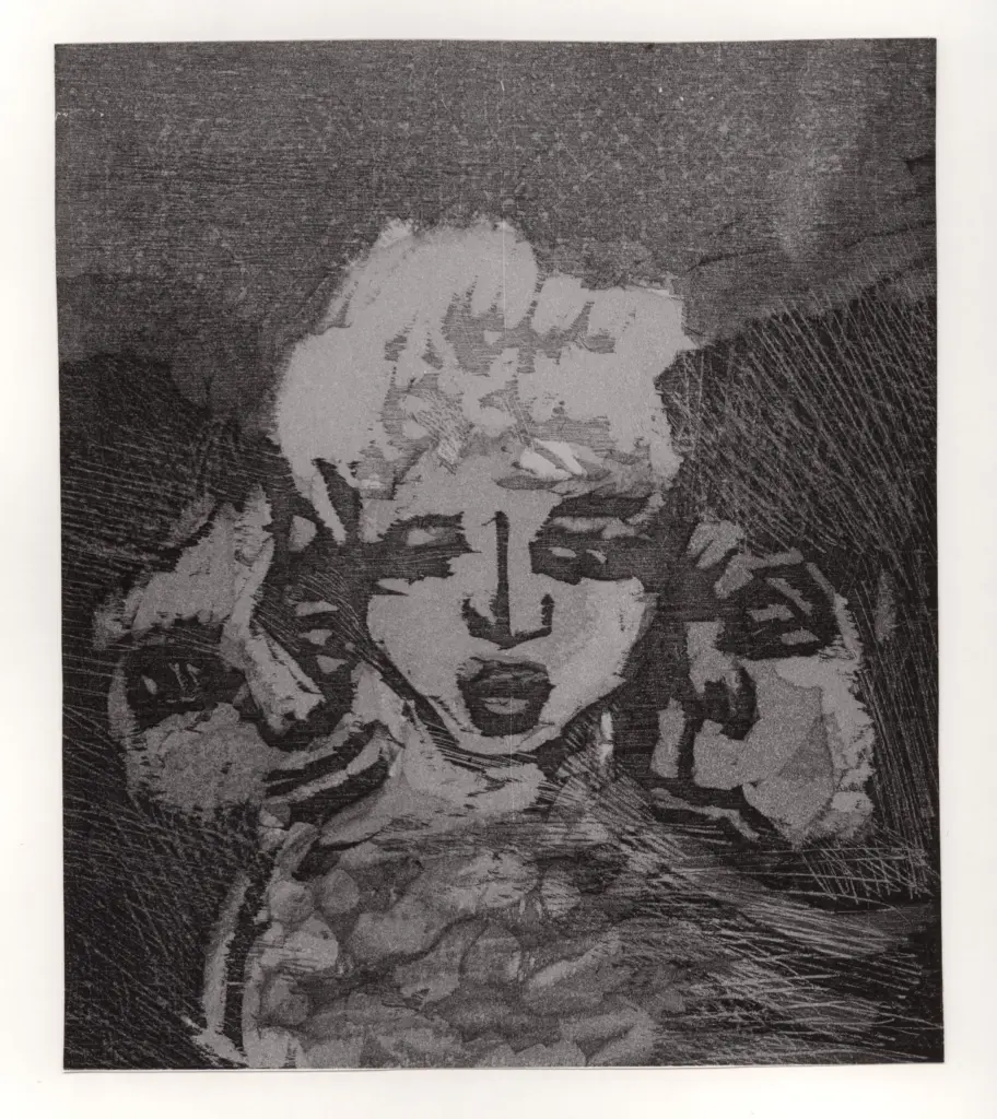 Anonimo , Maccari, Mino - sec. XX - Gelosia , fronte